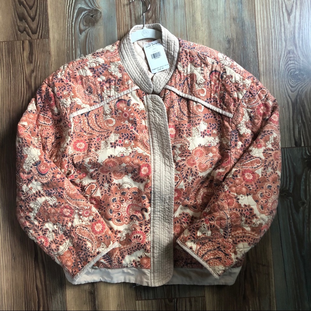 Free People Great Escape Quilted Reversible Jacket